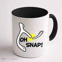 Oh Snap Lucky Wishbone Thanksgiving Coffee Mug thumb 1