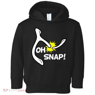 Oh Snap Lucky Wishbone Thanksgiving Toddler Hoodie