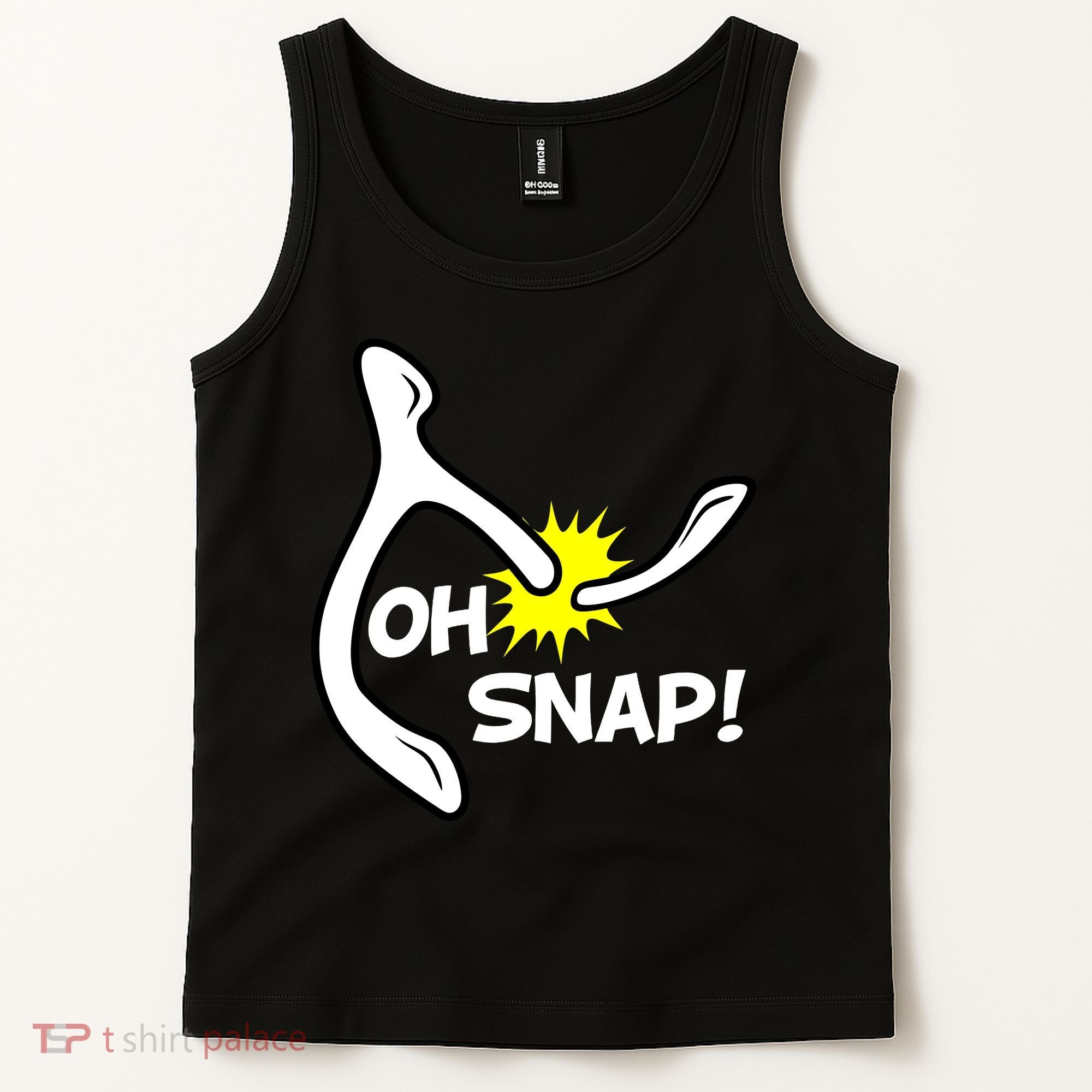Oh Snap Lucky Wishbone Thanksgiving Tank Top