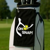 Oh Snap Lucky Wishbone Thanksgiving Golf Towel thumb 2