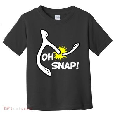 Oh Snap Lucky Wishbone Thanksgiving Toddler T-Shirt