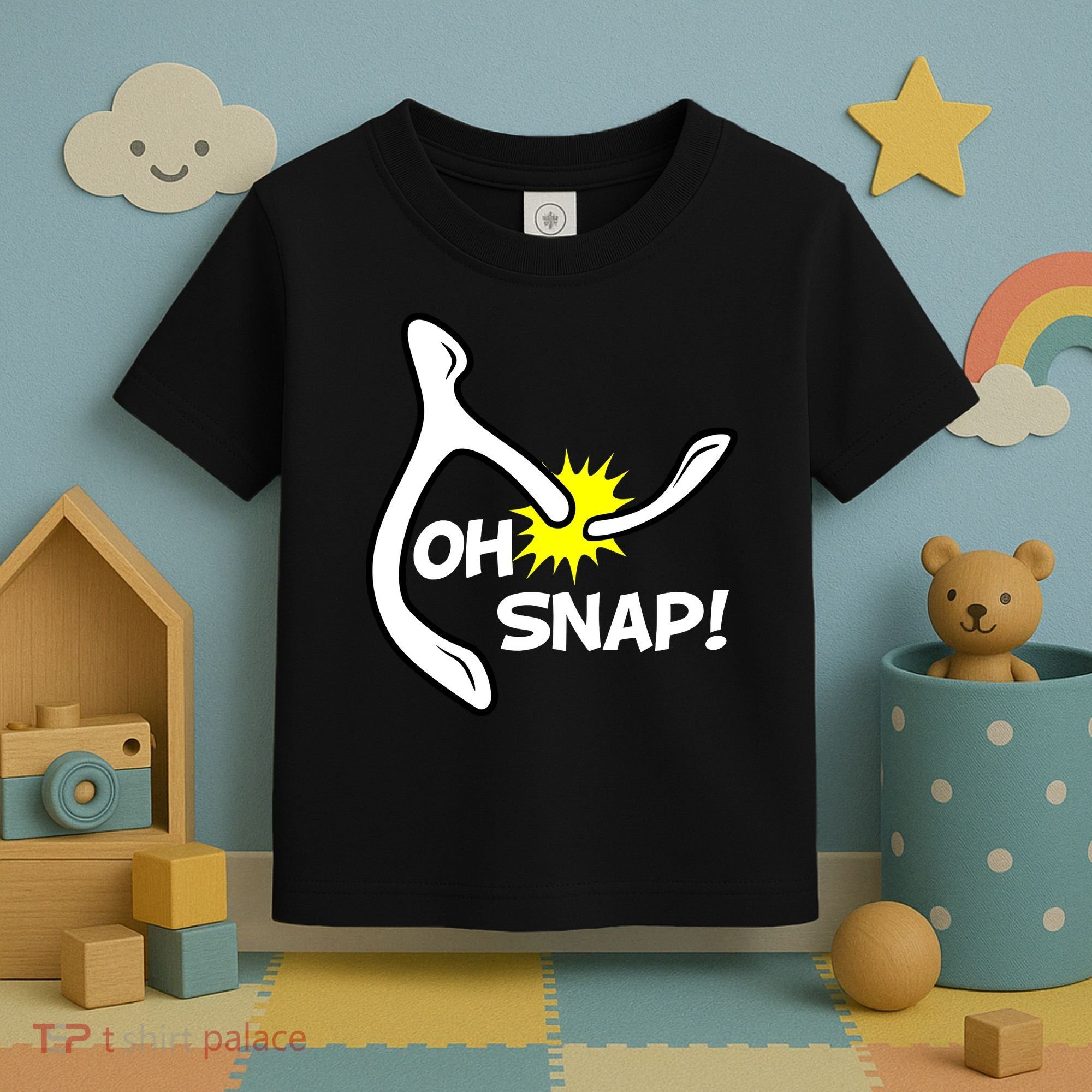 Oh Snap Lucky Wishbone Thanksgiving Toddler T-Shirt
