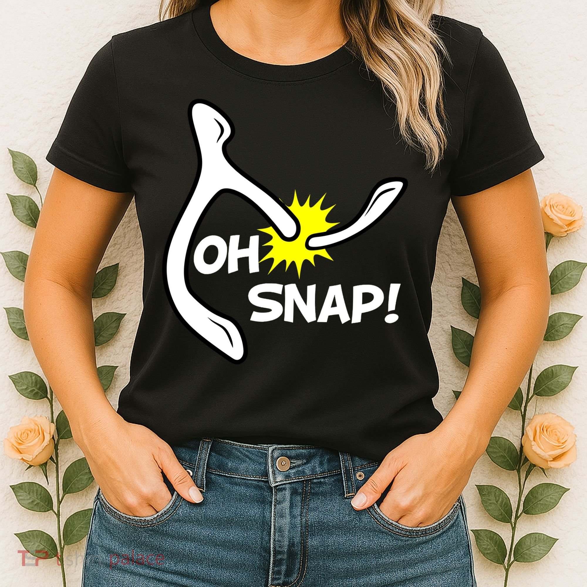 Oh Snap Lucky Wishbone Thanksgiving Women's T-Shirt