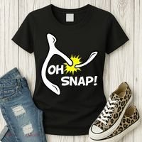 Oh Snap Lucky Wishbone Thanksgiving Women's T-Shirt thumb 3