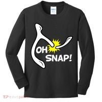 Oh Snap Lucky Wishbone Thanksgiving Kids Long Sleeve Shirt thumb 0