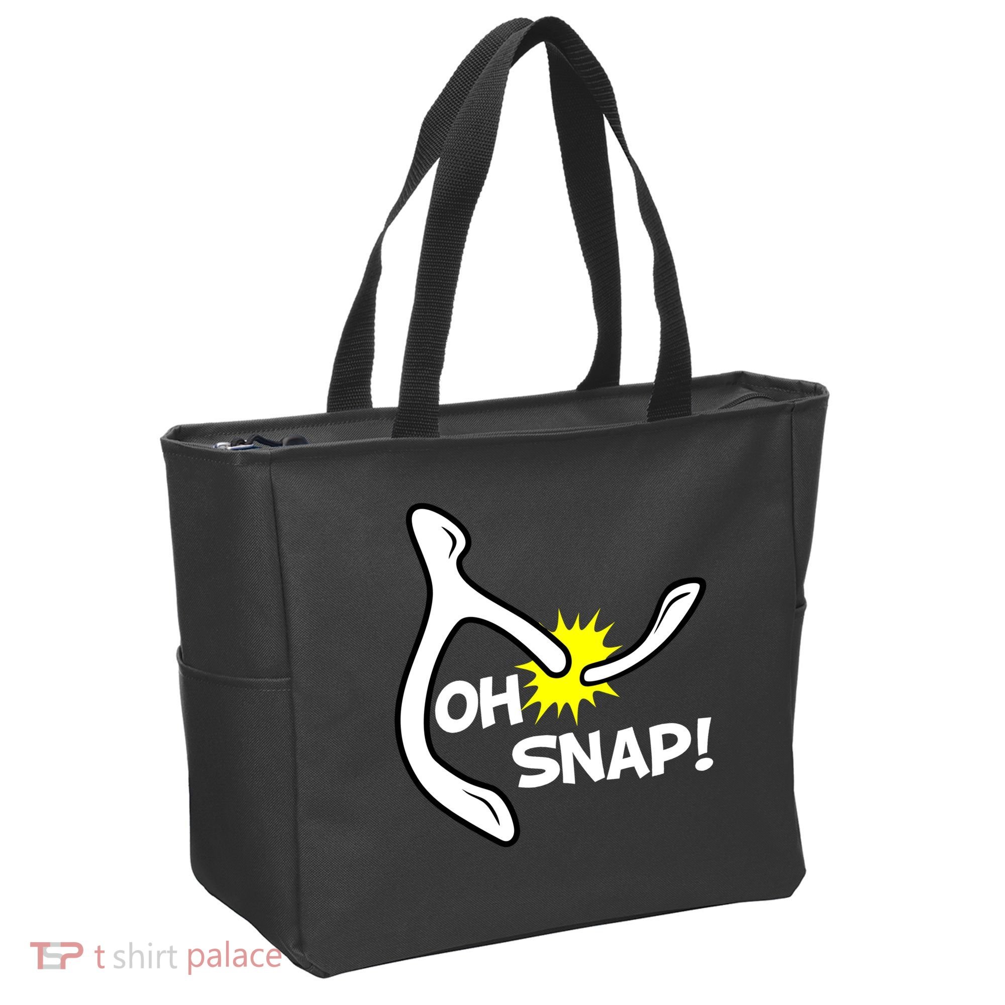 Oh Snap Lucky Wishbone Thanksgiving Tote Bag