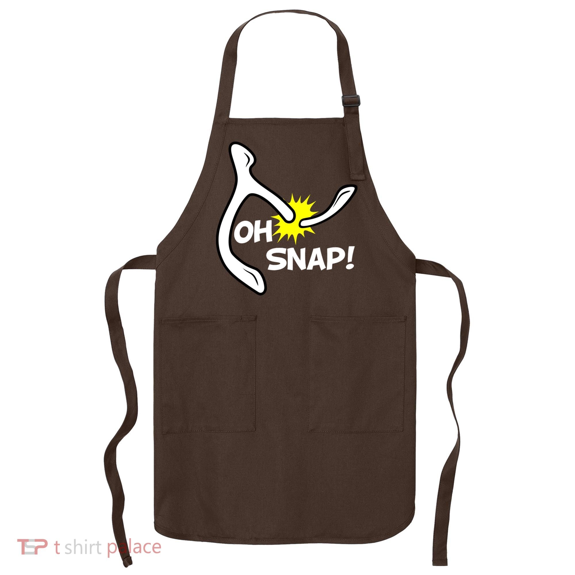 Oh Snap Lucky Wishbone Thanksgiving Apron