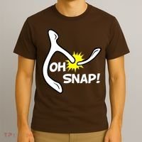 Oh Snap Lucky Wishbone Thanksgiving T-Shirt thumb 3