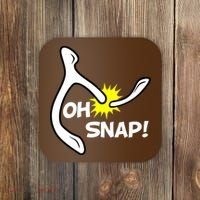 Oh Snap Lucky Wishbone Thanksgiving Coaster thumb 0