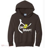 Oh Snap Lucky Wishbone Thanksgiving Kids Hoodie thumb 0