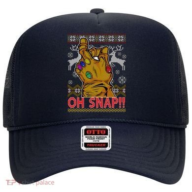 Oh Snap Ugly Christmas Sweater Design Hat