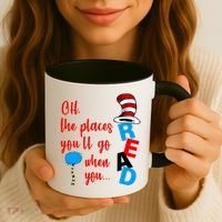 Oh The Places You'll Go When You Read Coffee Mug thumb 3