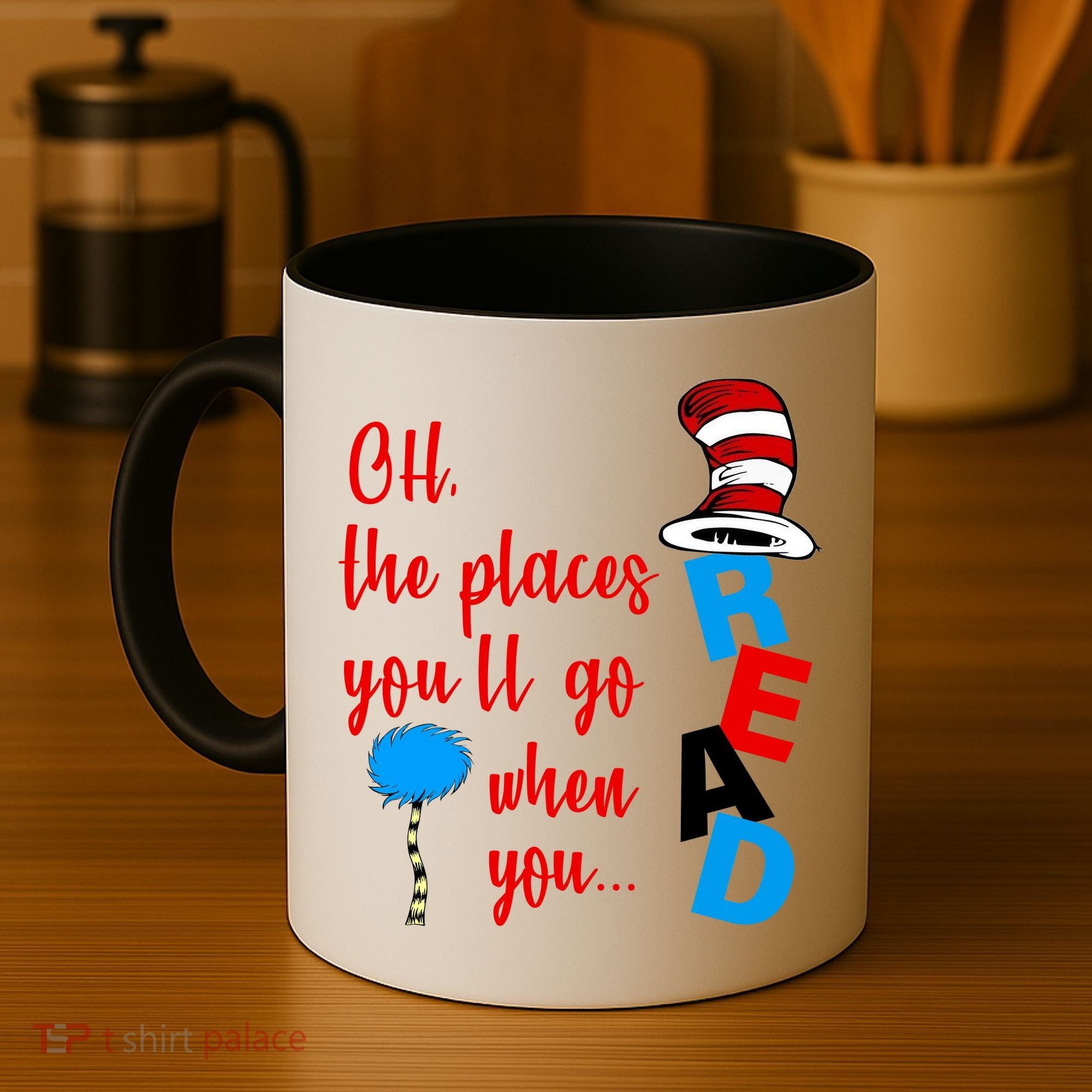 Oh The Places You'll Go When You Read Coffee Mug