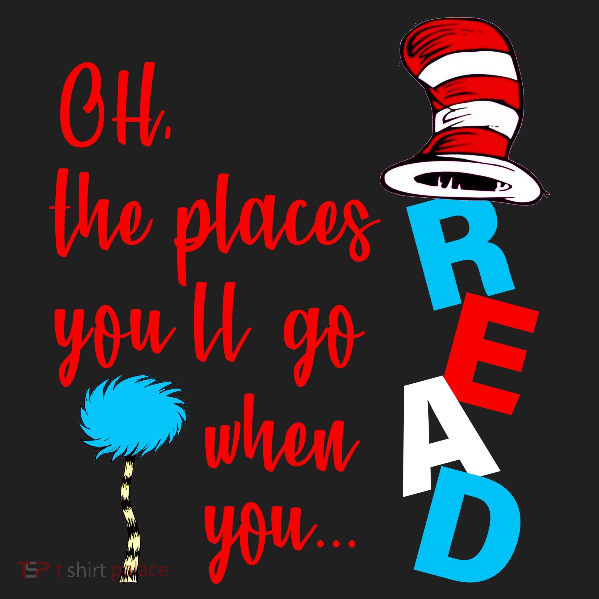 Oh The Places You'll Go When You Read Beanie