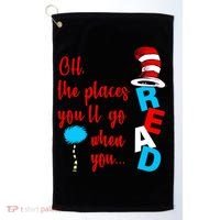 Oh The Places You'll Go When You Read Golf Towel thumb 0