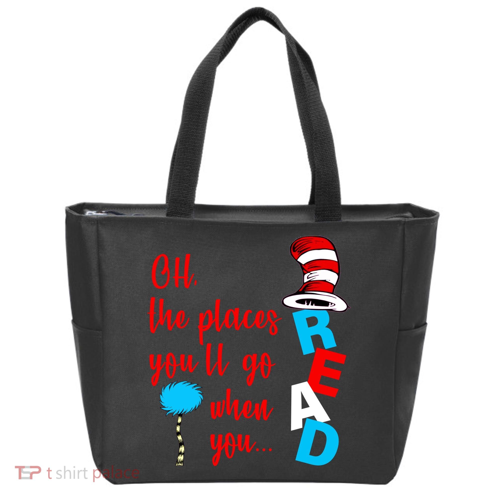 Oh The Places You'll Go When You Read Tote Bag