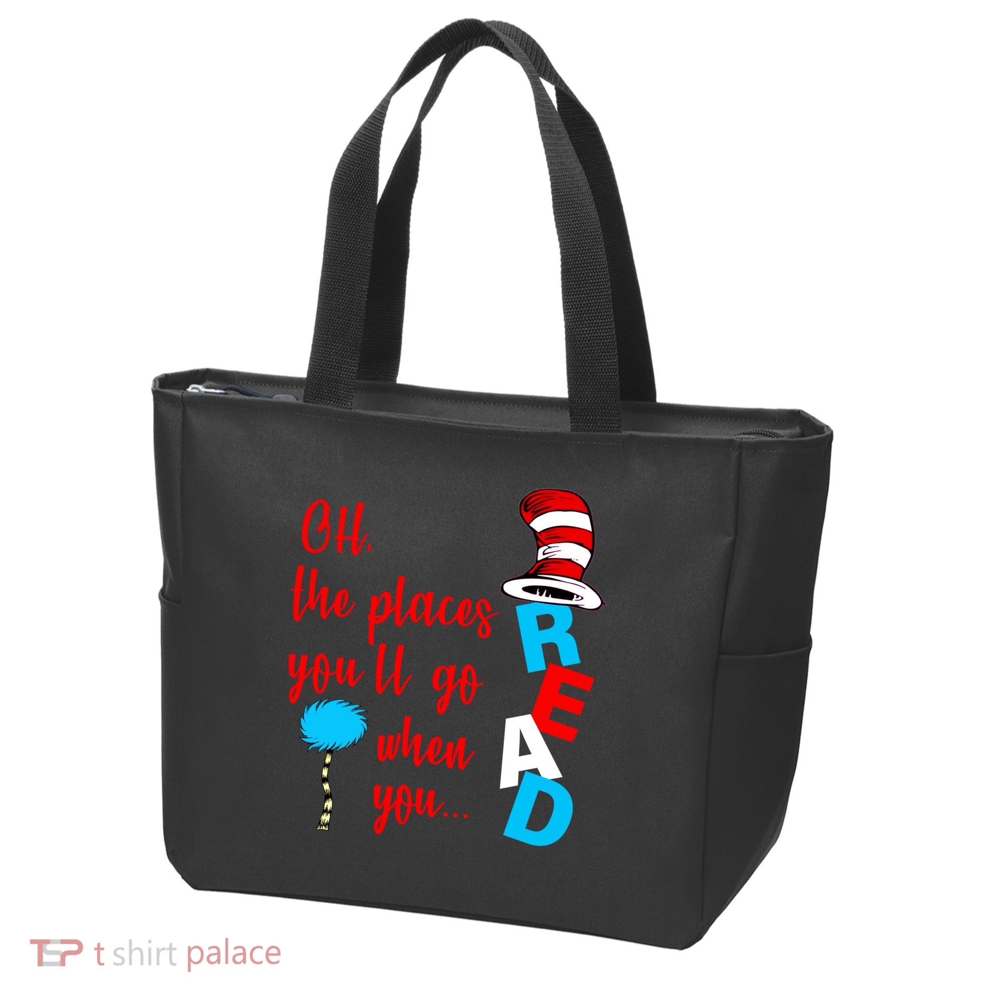 Oh The Places You'll Go When You Read Tote Bag