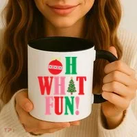 Oh What Fun Christmas Coffee Mug thumb 3