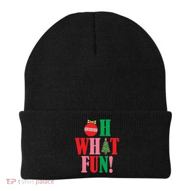 Oh What Fun Christmas Beanie