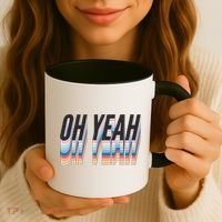 Oh Yeah! Funny Retro Coffee Mug thumb 3