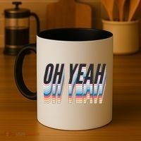 Oh Yeah! Funny Retro Coffee Mug thumb 4