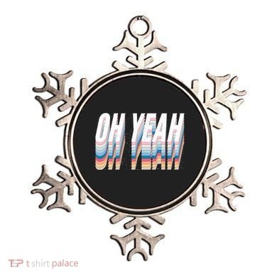 Oh Yeah! Funny Retro Ornament