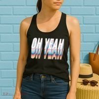 Oh Yeah! Funny Retro Women's Tank Top thumb 2