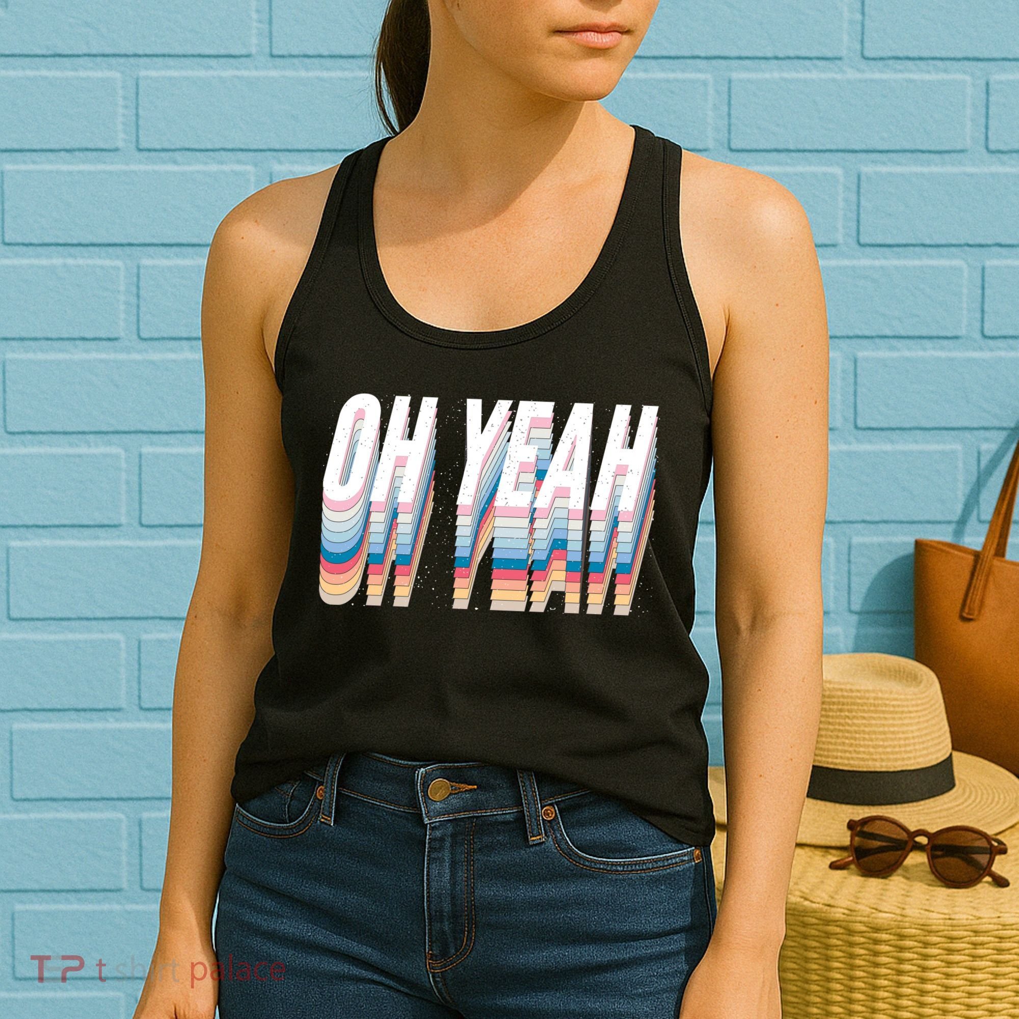 Oh Yeah! Funny Retro Women's Tank Top