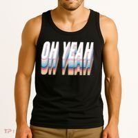 Oh Yeah! Funny Retro Tank Top thumb 3