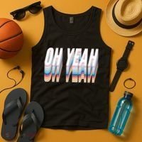 Oh Yeah! Funny Retro Tank Top thumb 4