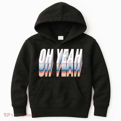 Oh Yeah! Funny Retro Kids Hoodie