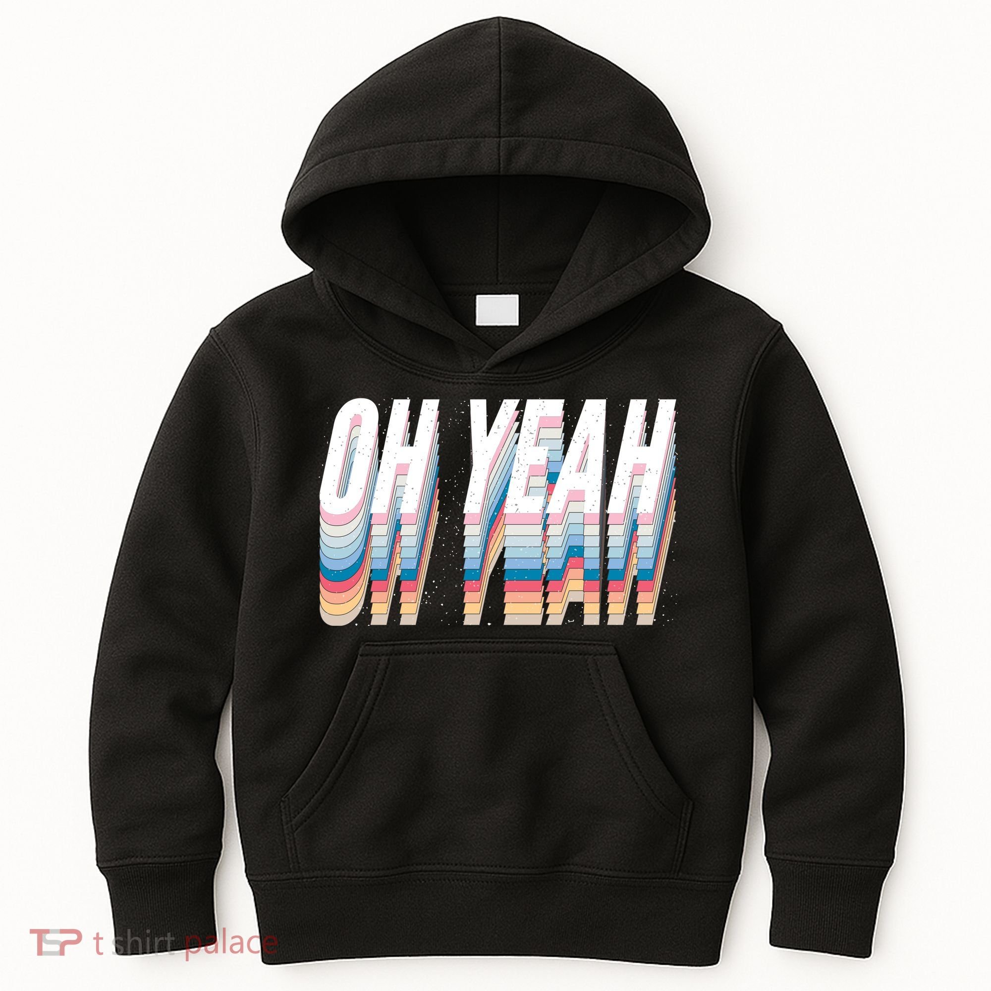 Oh Yeah! Funny Retro Kids Hoodie