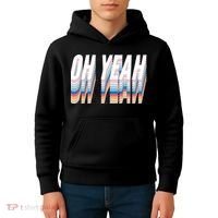 Oh Yeah! Funny Retro Kids Hoodie thumb 4