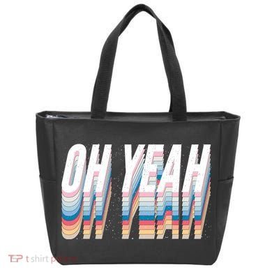 Oh Yeah! Funny Retro Tote Bag