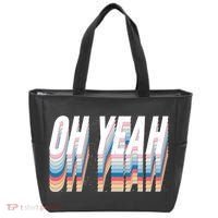 Oh Yeah! Funny Retro Tote Bag thumb 0