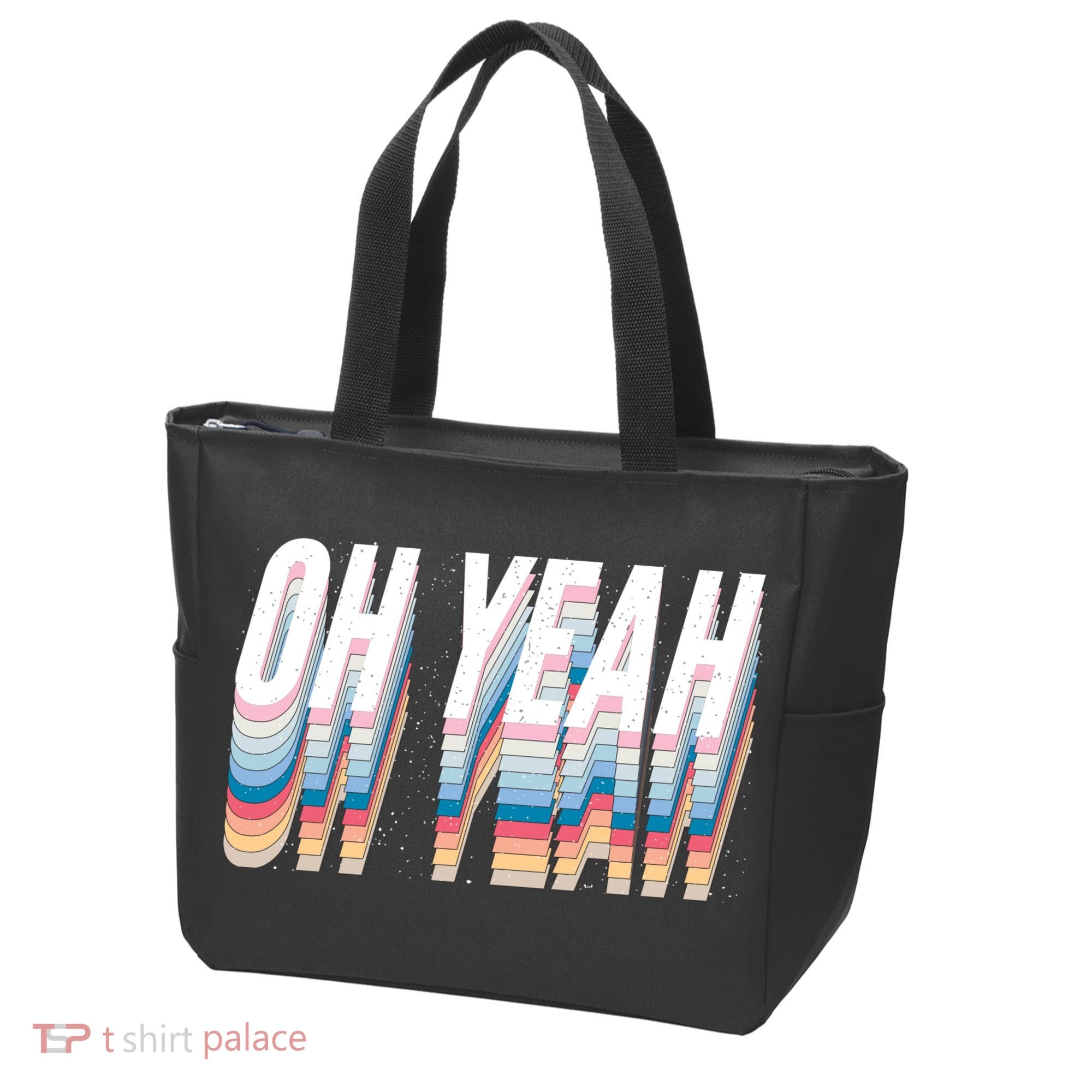 Oh Yeah! Funny Retro Tote Bag