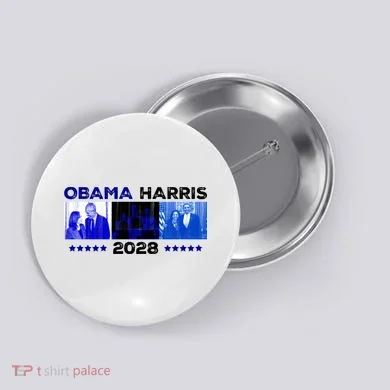 Obama Harris 2028 Button