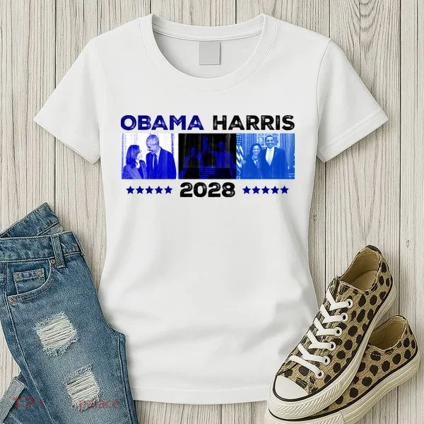 Obama Harris 2028 Women's T-Shirt