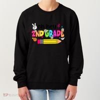 Oh Hey 2nd Grade Back To School Students Teachers Groovy Women's Sweatshirt thumb 0