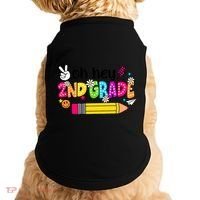 Oh Hey 2nd Grade Back To School Students Teachers Groovy Doggie Tank thumb 0