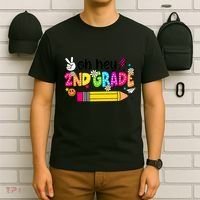 Oh Hey 2nd Grade Back To School Students Teachers Groovy T-Shirt thumb 6