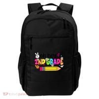 Oh Hey 2nd Grade Back To School Students Teachers Groovy Backpack thumb 0