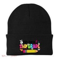 Oh Hey 2nd Grade Back To School Students Teachers Groovy Beanie thumb 0