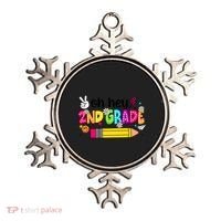 Oh Hey 2nd Grade Back To School Students Teachers Groovy Ornament thumb 0