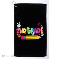 Oh Hey 2nd Grade Back To School Students Teachers Groovy Golf Towel thumb 0
