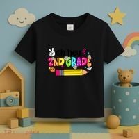 Oh Hey 2nd Grade Back To School Students Teachers Groovy Toddler T-Shirt thumb 3