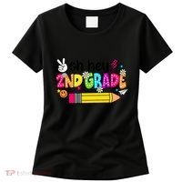 Oh Hey 2nd Grade Back To School Students Teachers Groovy Women's T-Shirt thumb 0