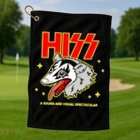 Opossum Hiss A Sound And Visual Spectacular Golf Towel thumb 1
