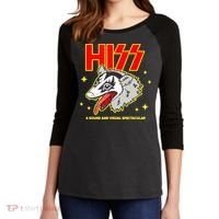 Opossum Hiss A Sound And Visual Spectacular Women's Tri-Blend 3/4-Sleeve Raglan Shirt thumb 2