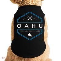 Oahu Hawaii Beach Graphic Doggie Tank thumb 0